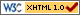 link esterno: Validatore W3C - Valid XHTML 1.0 Strict